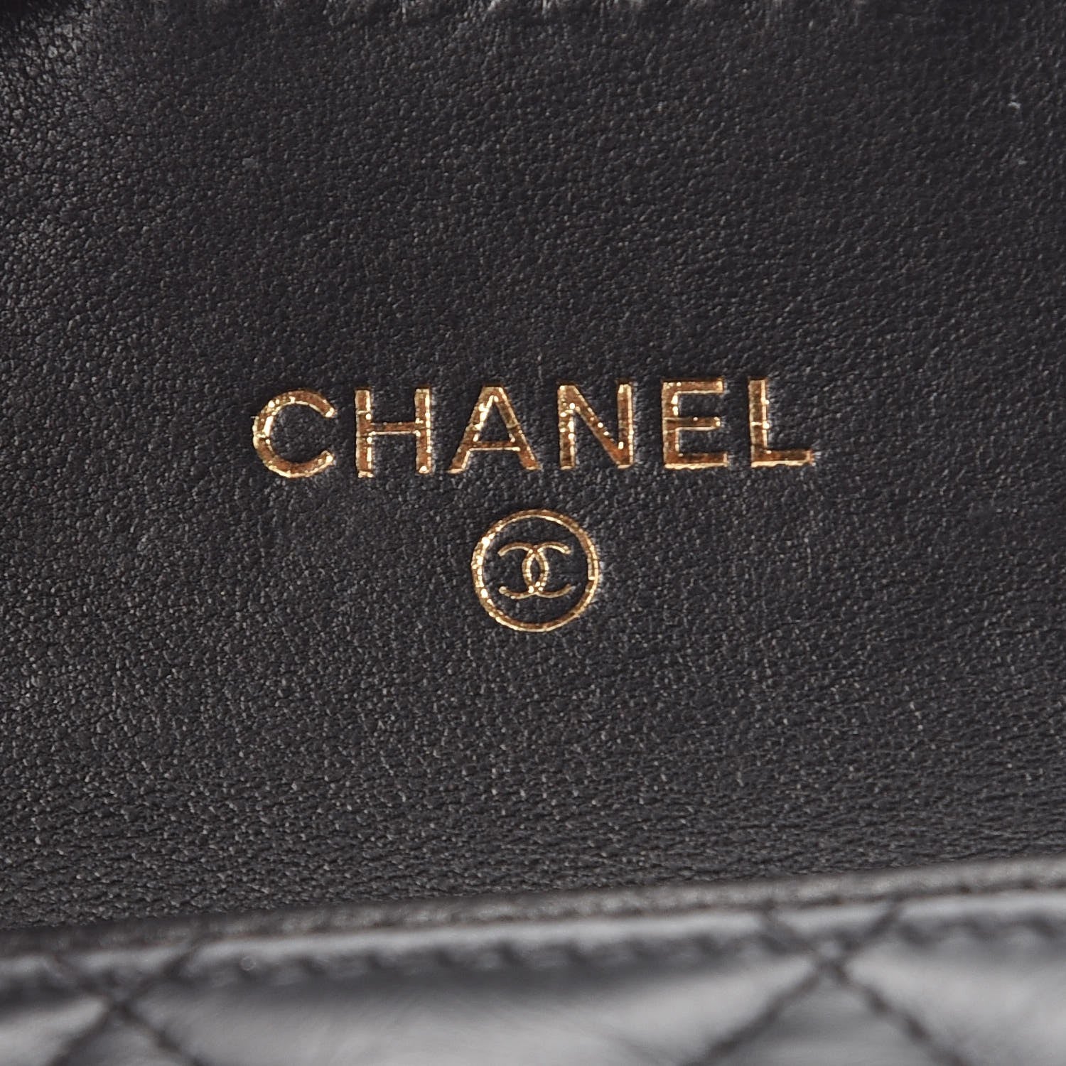 Chanel Aged Calfskin Quilted Reissue Flap Card Holder Black 6 of 9