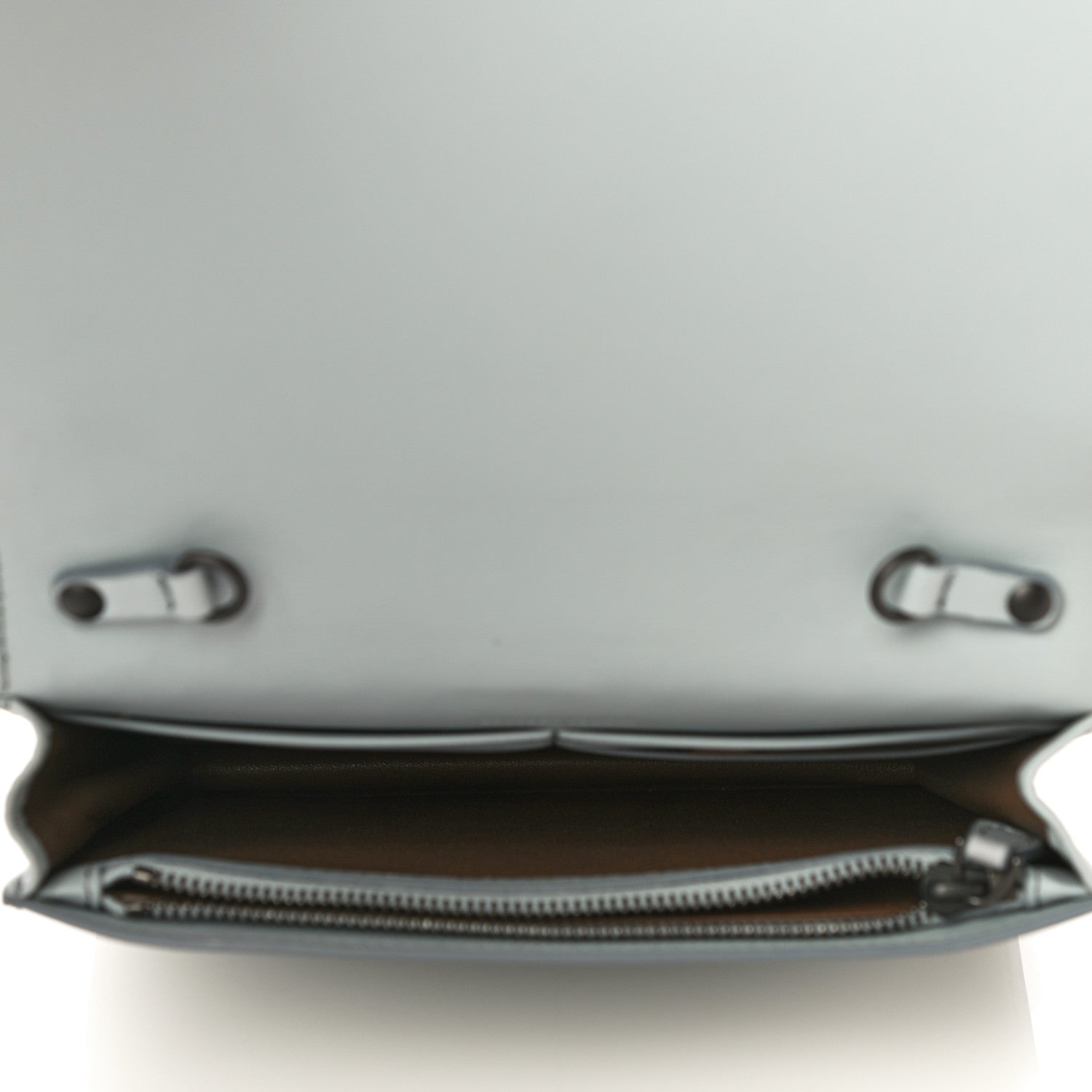 Bottega Veneta Nappa Ayers Intrecciato Butterfly Chain Wallet Light Blue 5 of 9