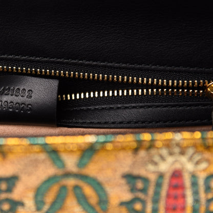 Gucci Iridescent Brocade Small Sylvie Shoulder Bag Gold 8 of 13