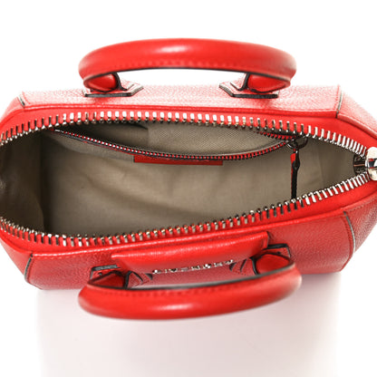 Givenchy Sugar Goatskin Mini Antigona Red 5 of 10