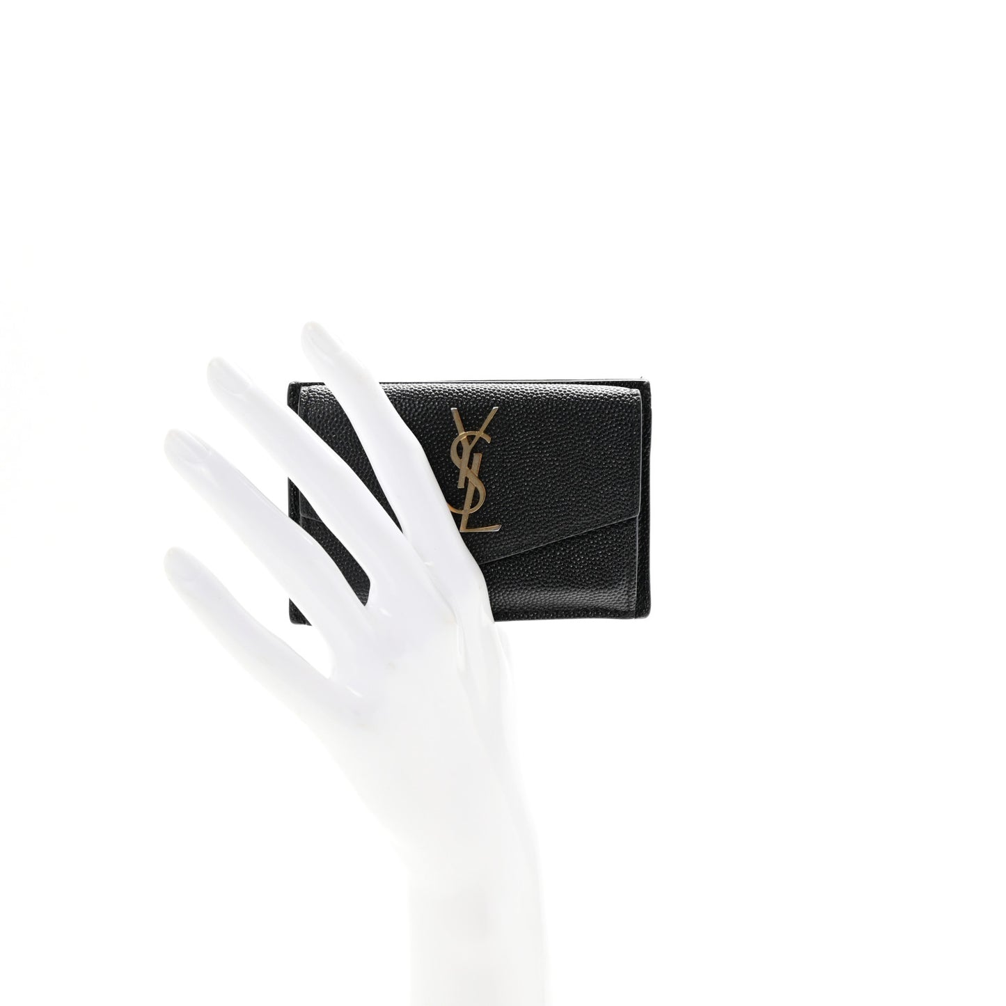 Grain De Poudre Uptown Monogram Card Case Black