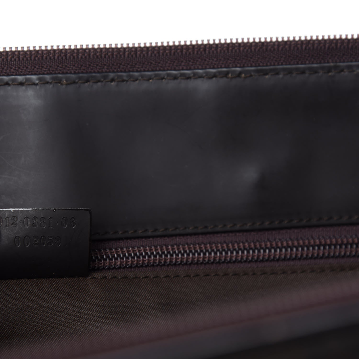 Gucci Nylon Monogram Travel Bag Dark Brown 9 of 10