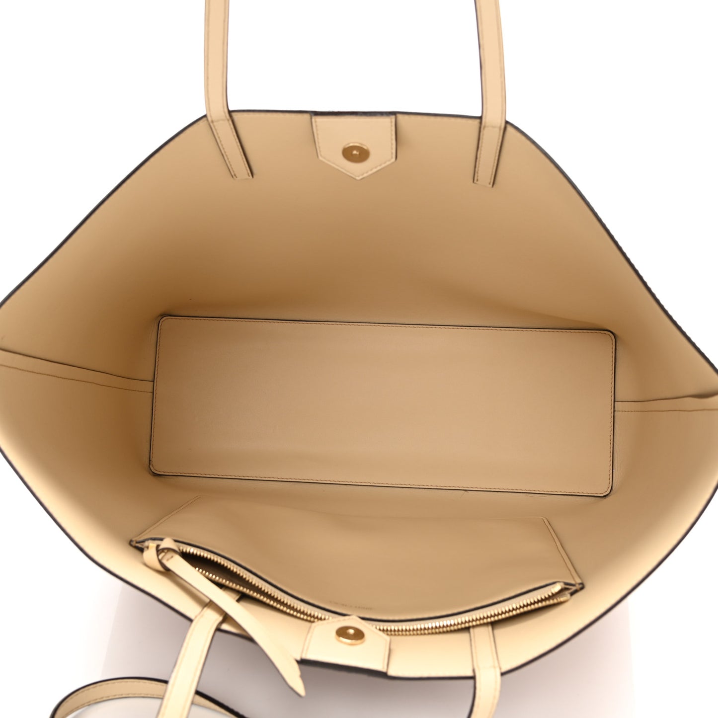 Grainy Calfskin JC Tote Cuoio