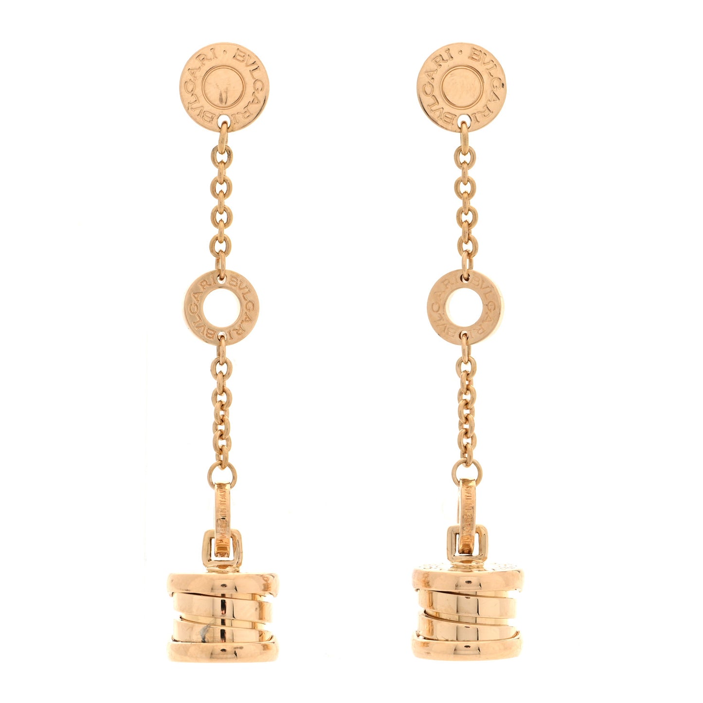 18K Yellow Gold B.Zero1 Drop Earrings