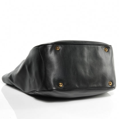 Prada Soft Calf Chain Tote Nero Black 4 of 9