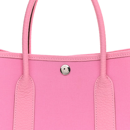 Hermes Toile Officier Vache Country Garden Party 30 TPM Pink 8 of 11