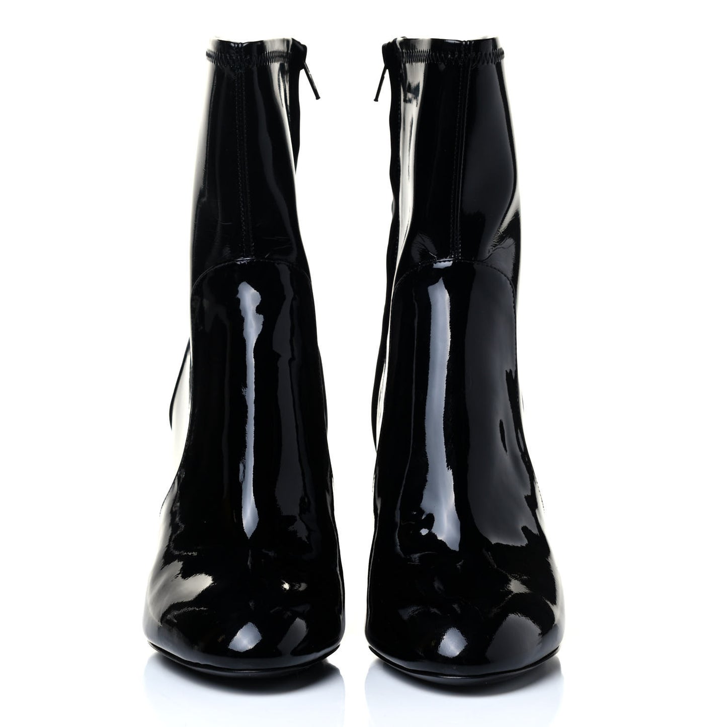 Patent Uniformes Silhouette Ankle Boots 36.5 Black