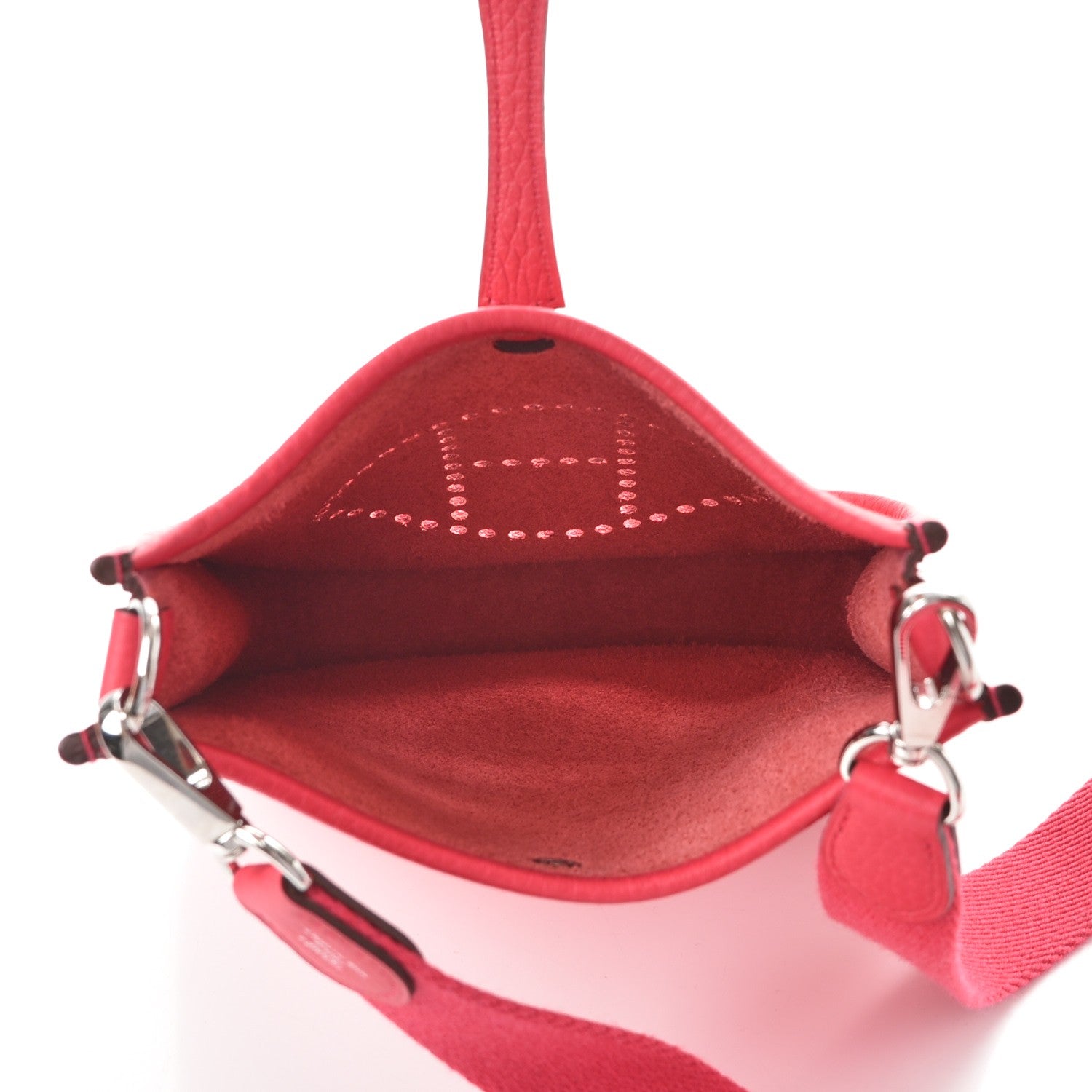Hermes Taurillon Clemence Evelyne TPM Rose Extreme 5 of 9