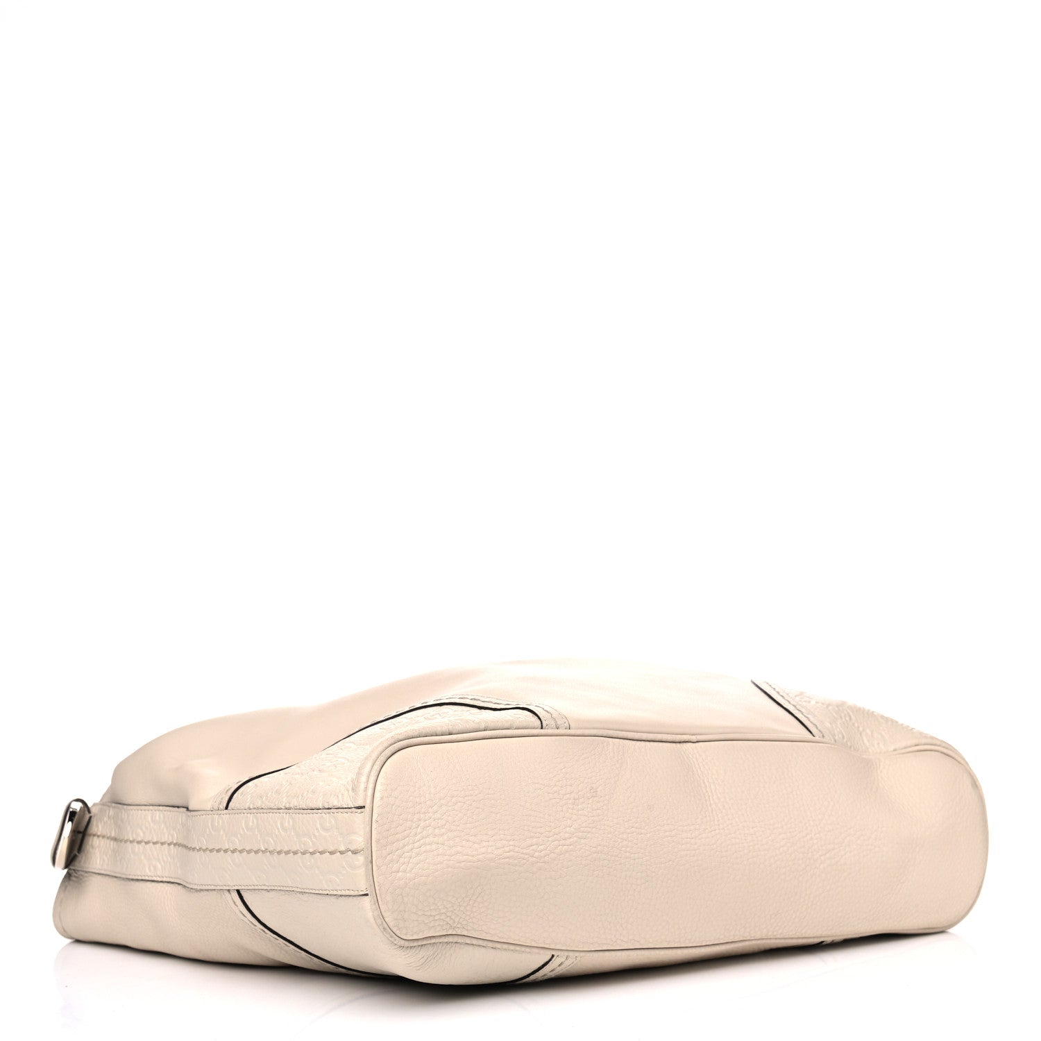 Gucci Calfskin Guccissima Trim Large Signoria Hobo Ivory 3 of 9