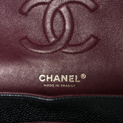 Chanel Caviar Quilted Medium Double Flap Black 6 of 11