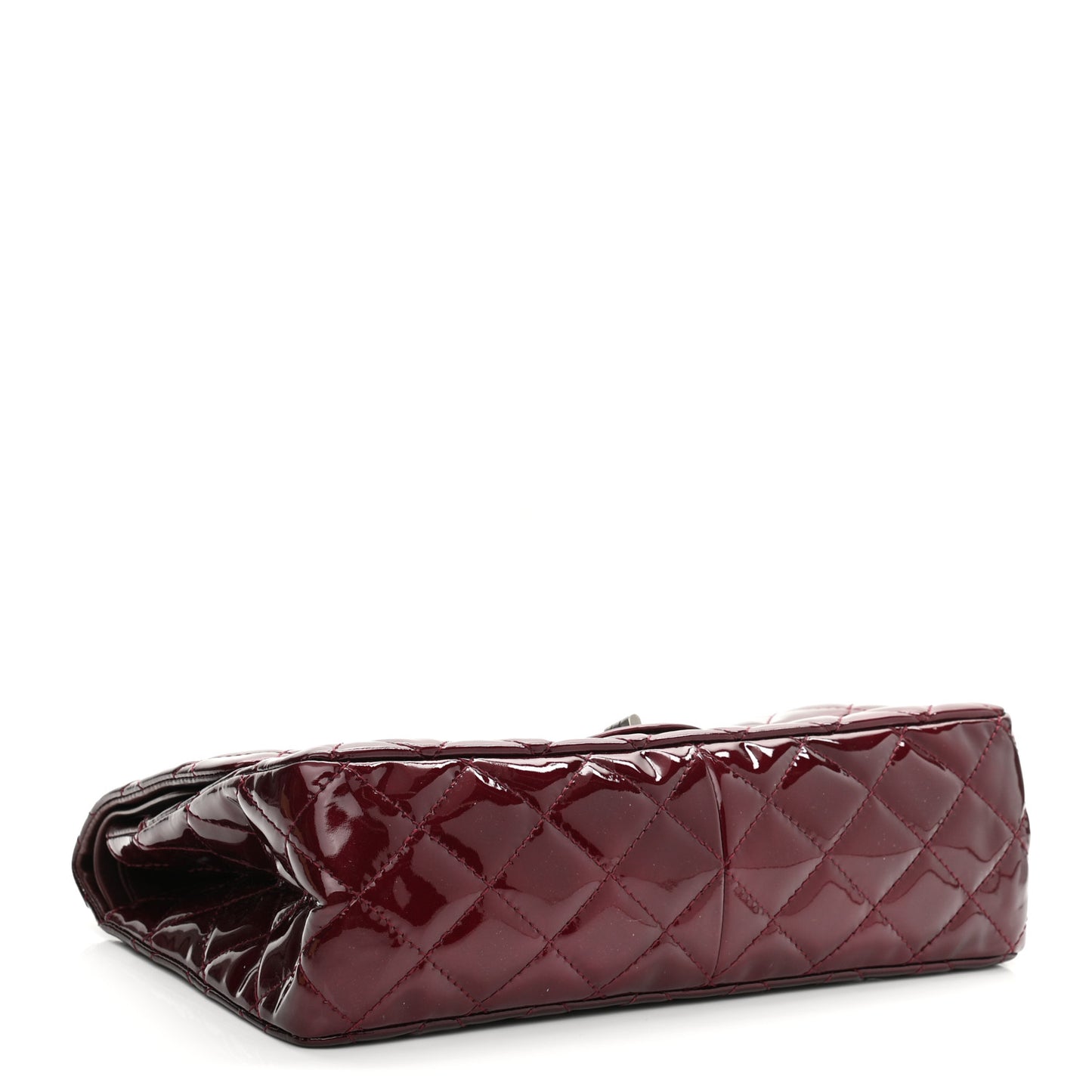 Patent Quilted 2.55 Reissue 227 Flap Light Burgundy