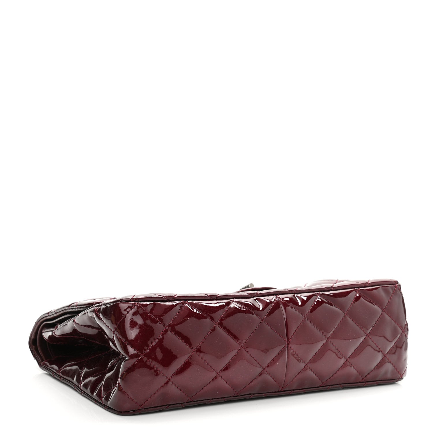 Chanel Patent Quilted 2.55 Reissue 227 Flap Light Burgundy 3 of 12