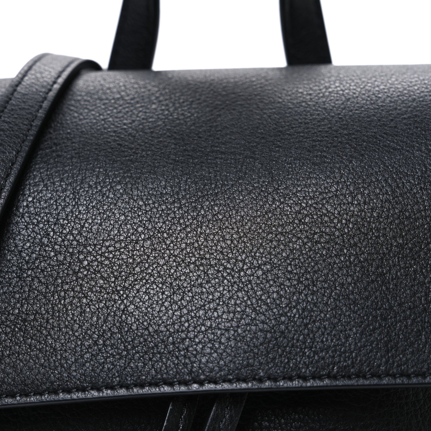 Calfskin Mini Lady Bag Black Flamma