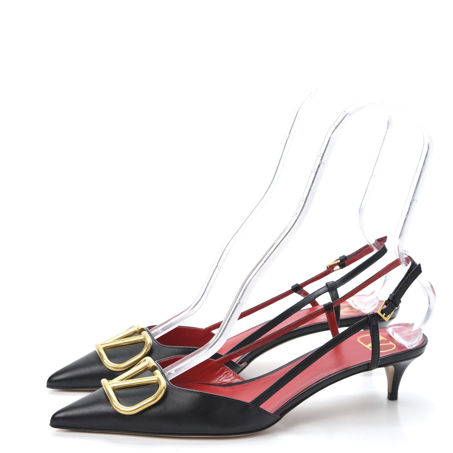 Calfskin Vlogo Slingback 40mm Pumps 40 Black