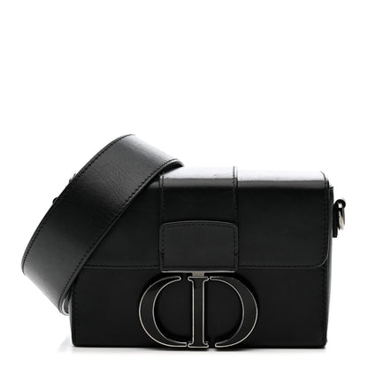 Christian Dior Box Calfskin 30 Montaigne Box Bag Black 2 of 21