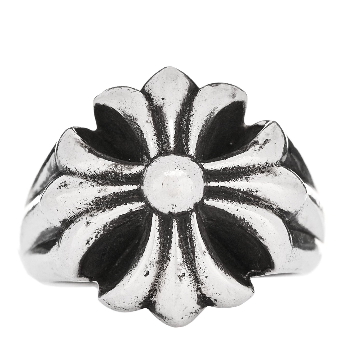 Sterling Silver Maltese Cross Ring 52 6