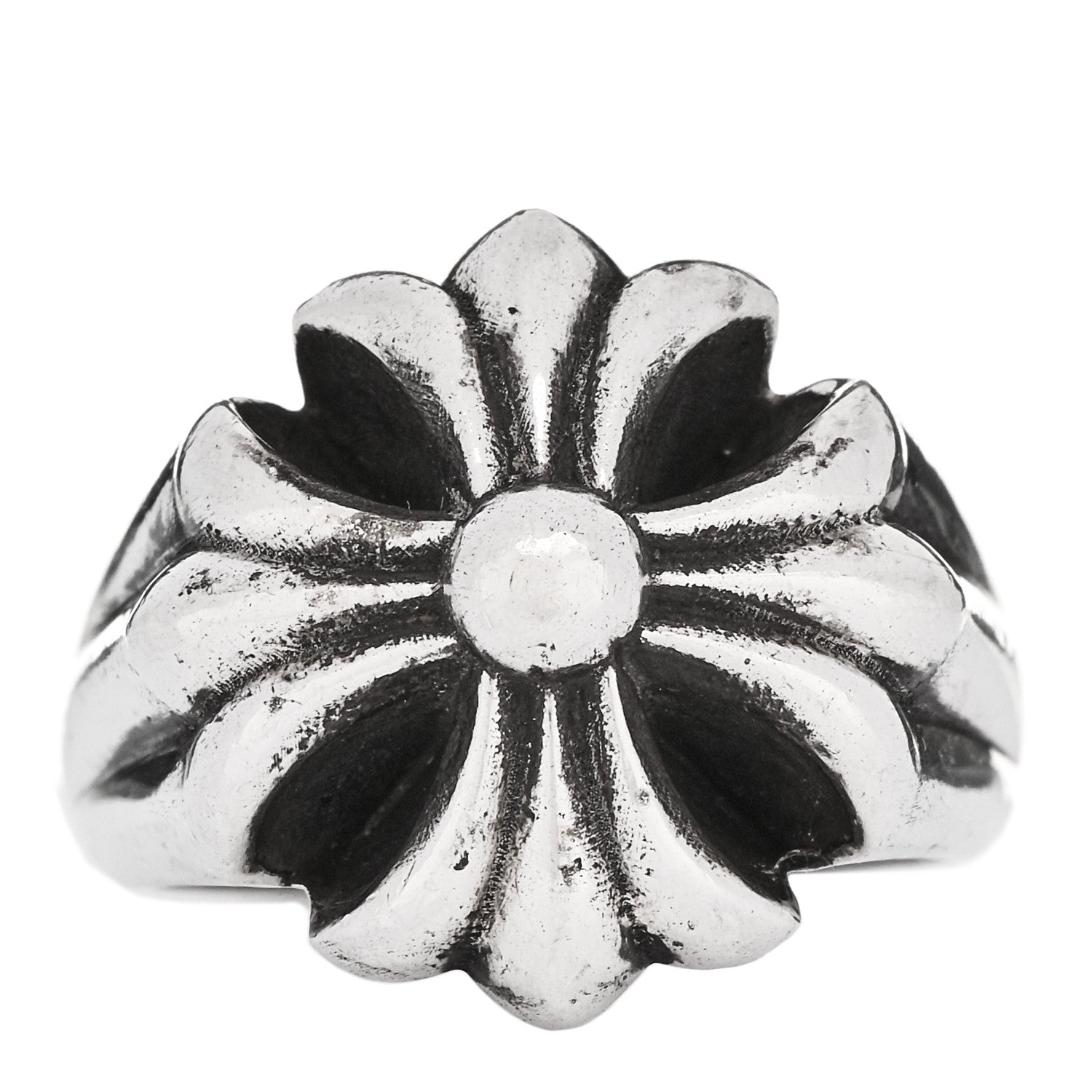 Chrome Hearts Sterling Silver Maltese Cross Ring 52 6 1 of 7