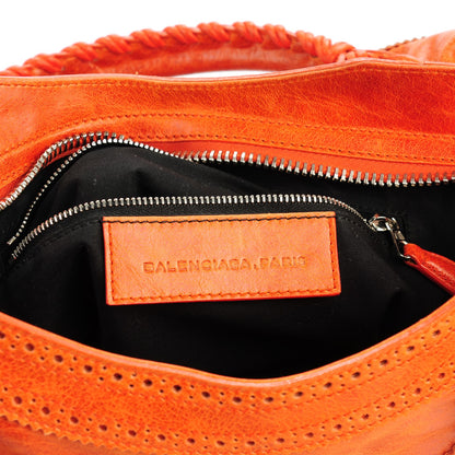 Balenciaga Agneau Giant Brogues Hardware City Mandarine 6 of 7