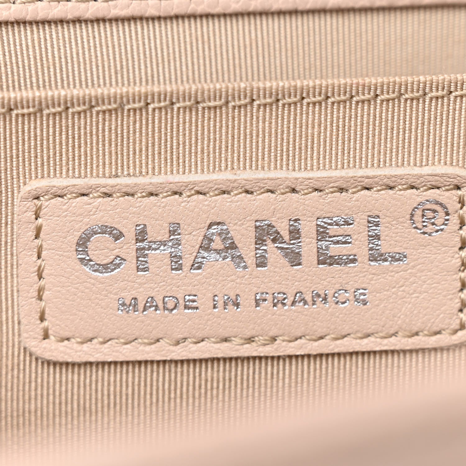 Chanel Caviar Quilted Medium Boy Flap Beige 6 of 12