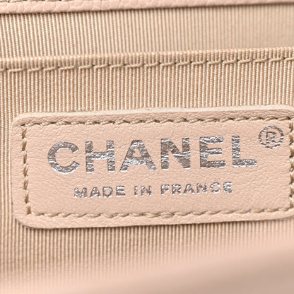 Chanel Caviar Quilted Medium Boy Flap Beige 6 of 12