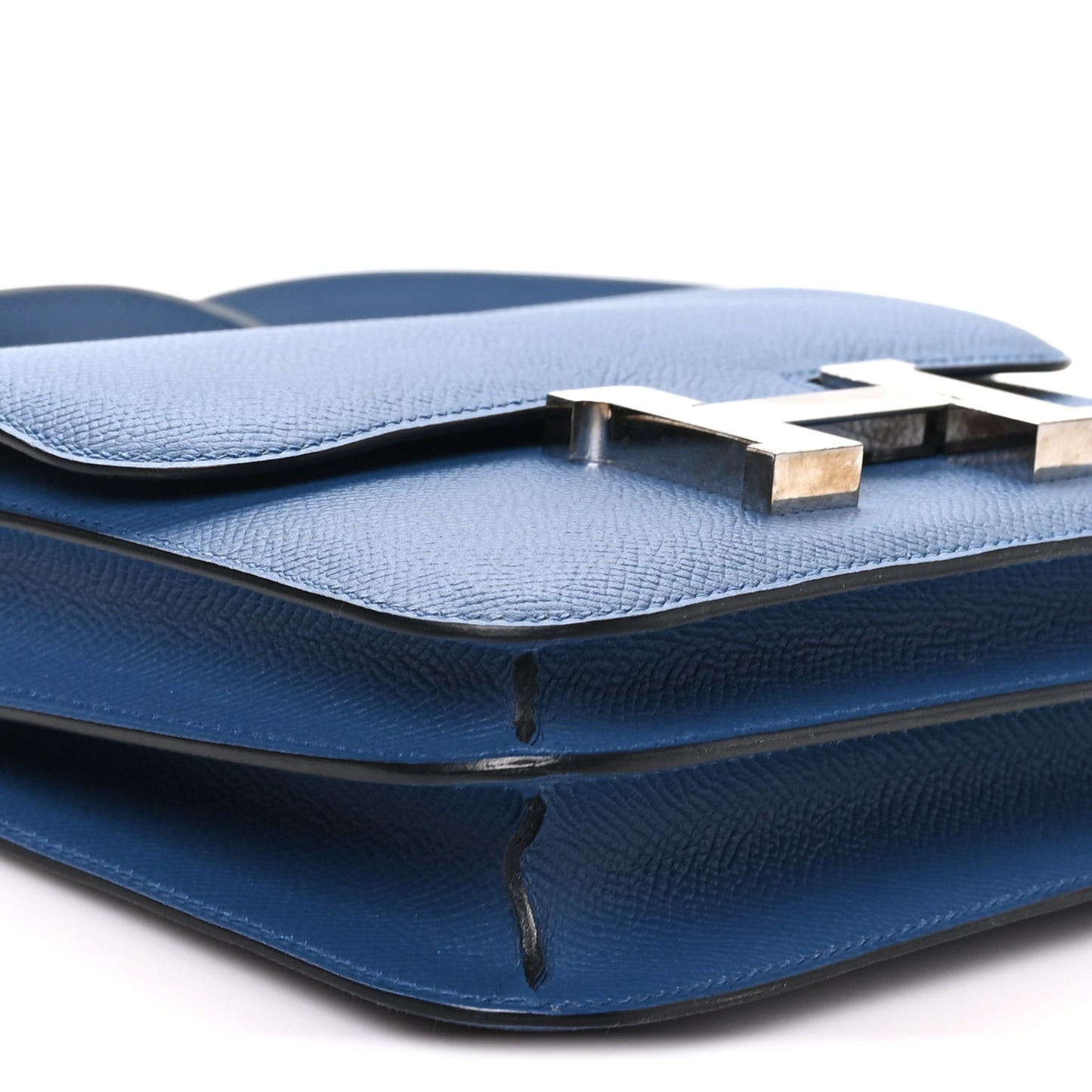 Epsom Constance Verso 18 Bleu Agate Gris Mouette