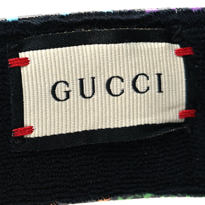 Gucci GG Supreme Monogram Psychedelic Izzy Visor M Black Multicolor 6 of 7