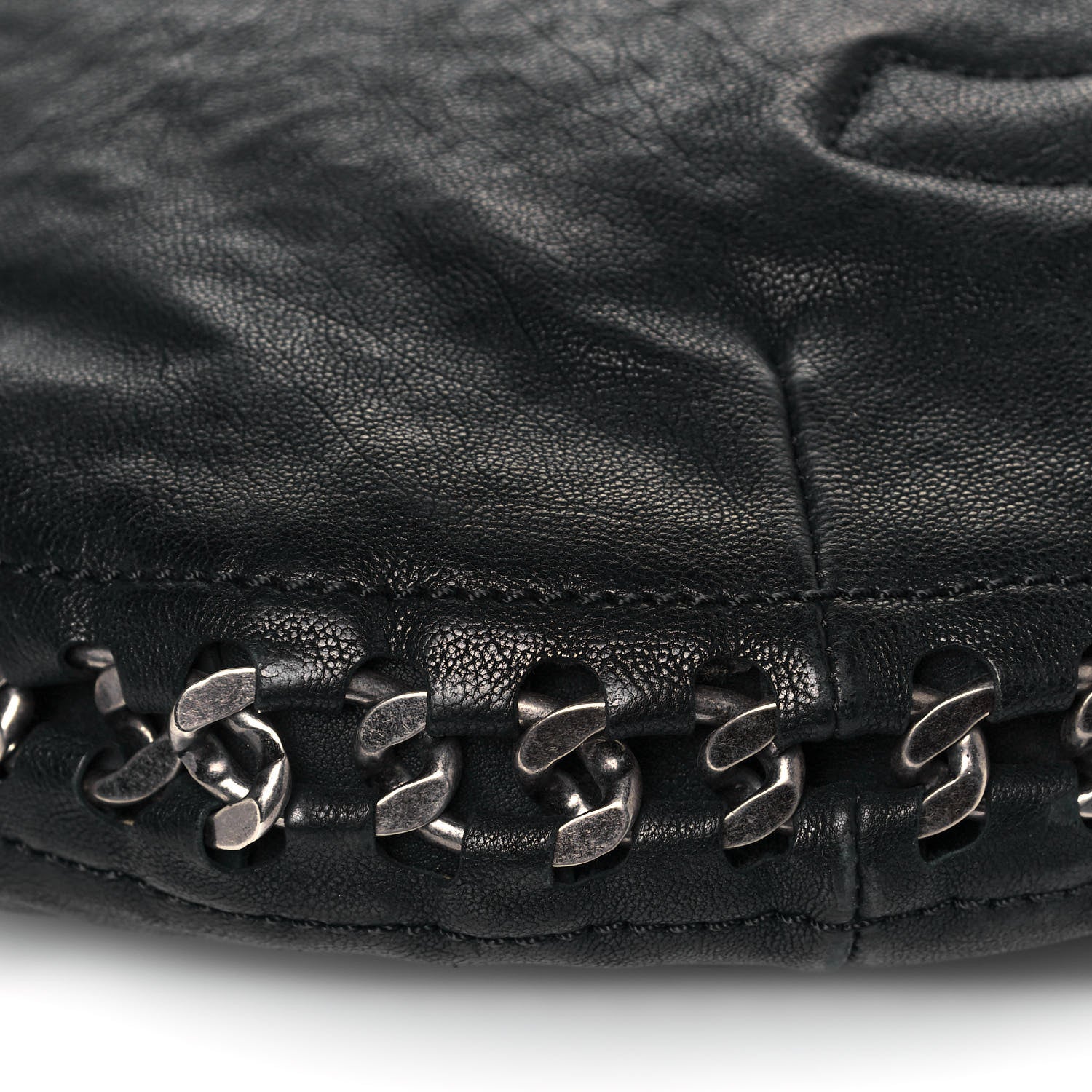 Chanel Calfskin Modern Chain Hobo Black 9 of 20
