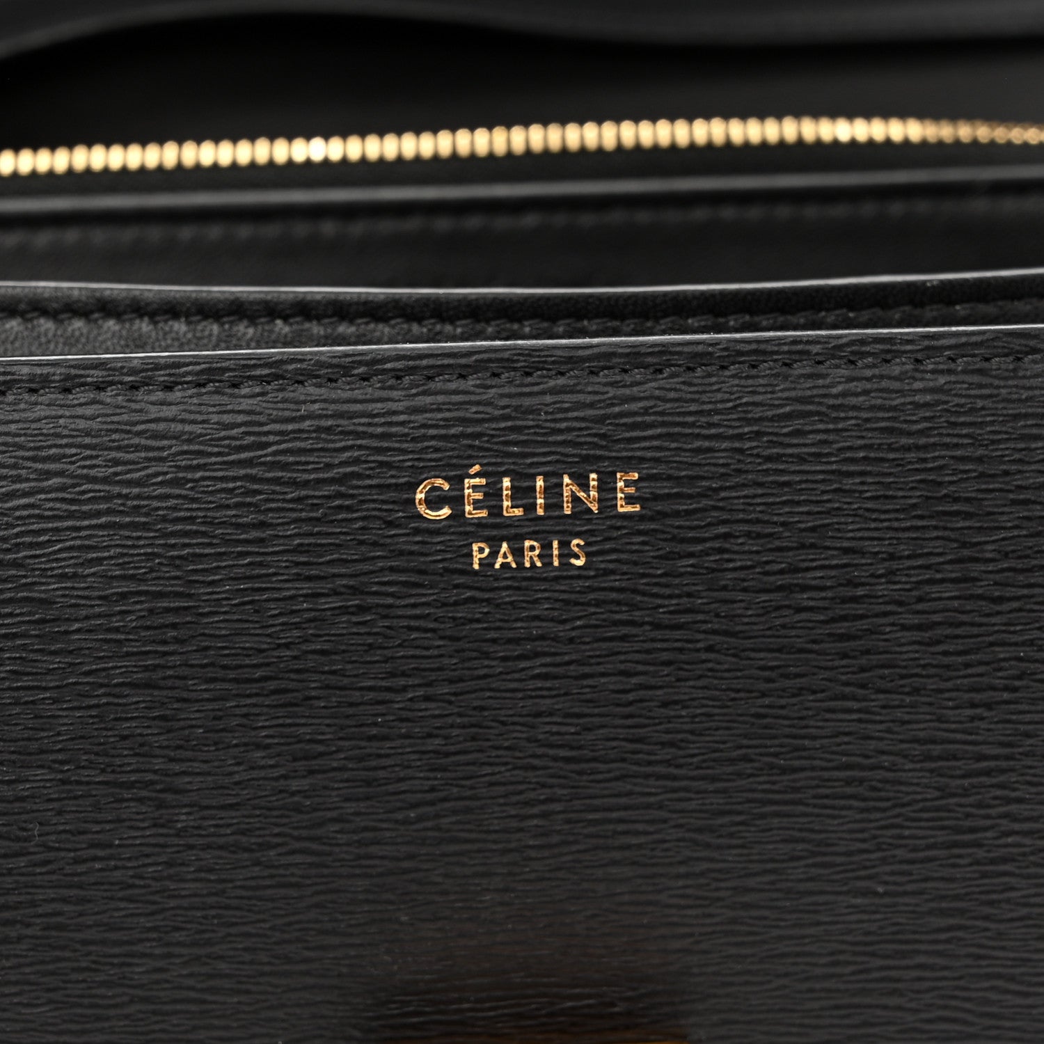 Celine Liege Calfskin Medium Classic Box Flap Bag Black 6 of 11