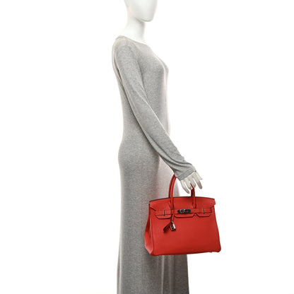Hermes Togo Birkin 30 Rouge Pivoine 2 of 10