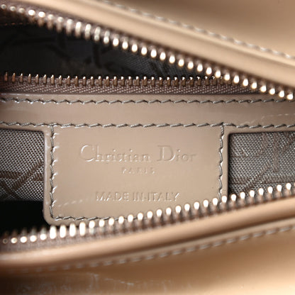 Christian Dior Patent Cannage Medium Lady Dior Beige 6 of 13