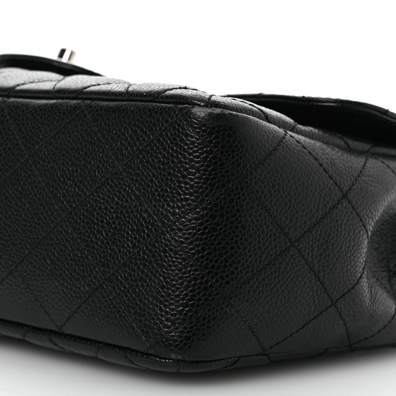 Chanel Caviar Quilted Jumbo Double Flap Black 12 of 16