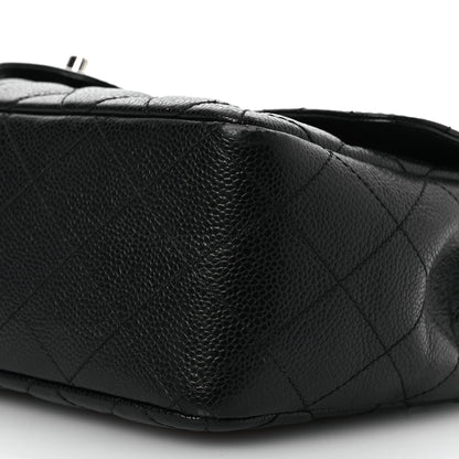 Chanel Caviar Quilted Jumbo Double Flap Black 12 of 16