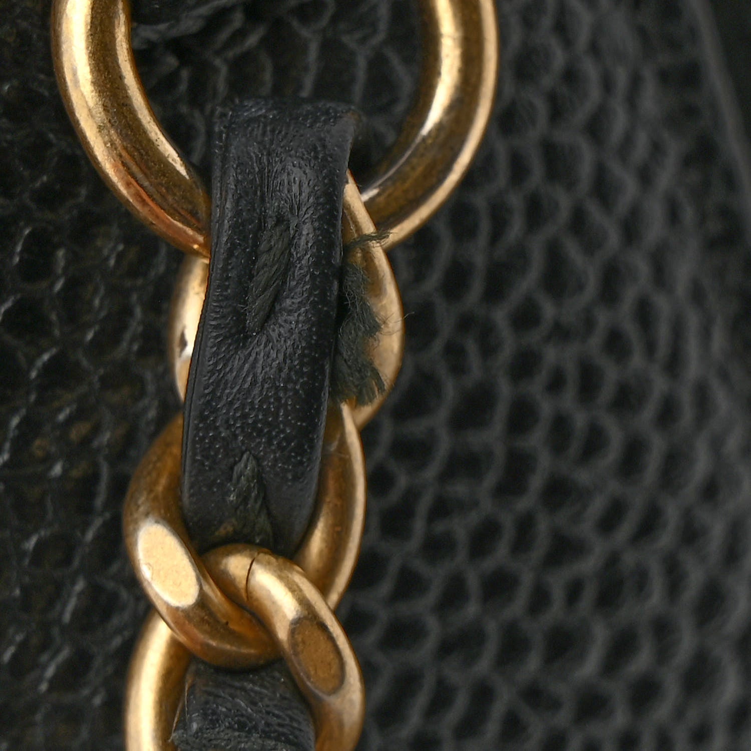 Chanel Caviar Quilted Small CC Filigree Vanity Case Black 14 of 14