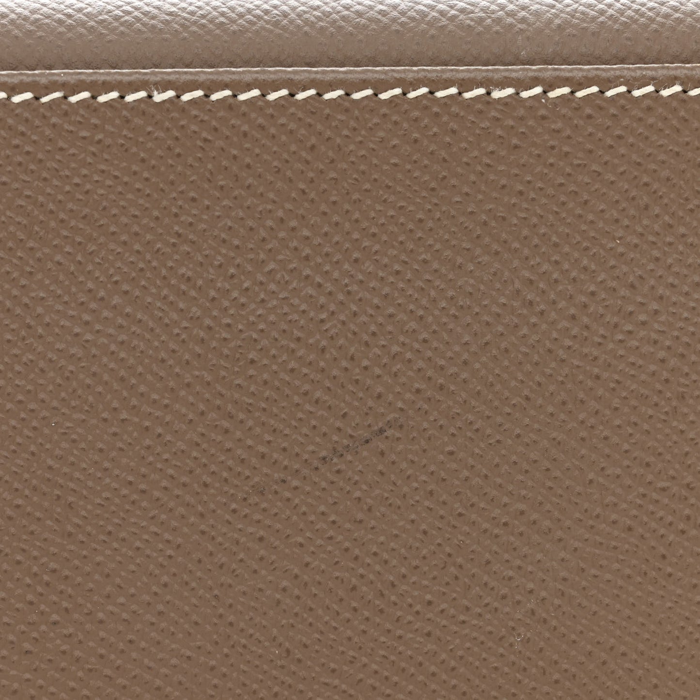 Epsom Horseshoe Kelly Sellier 28 Etoupe Bleu Electrique