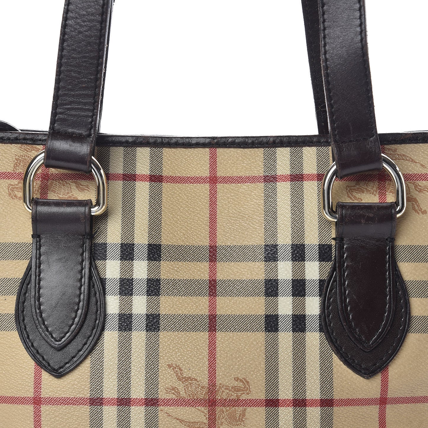 Haymarket Check Medium Regent Tote Chocolate