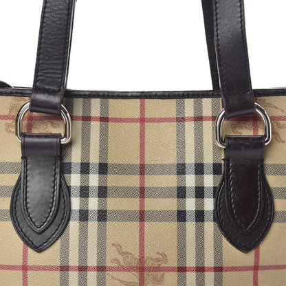 Burberry Haymarket Check Medium Regent Tote Chocolate 8 of 15