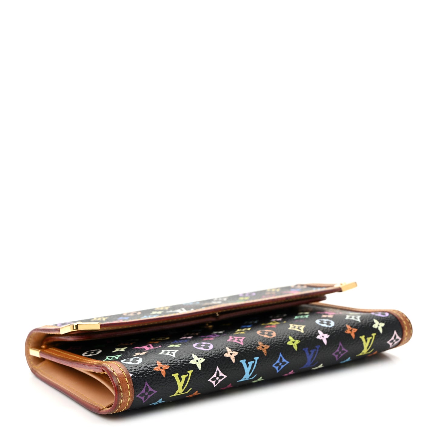 Monogram Multicolor Porte Tresor International Wallet Black