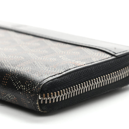 Goyard Goyardine Matignon Zip Around GM Wallet Black 12 of 12