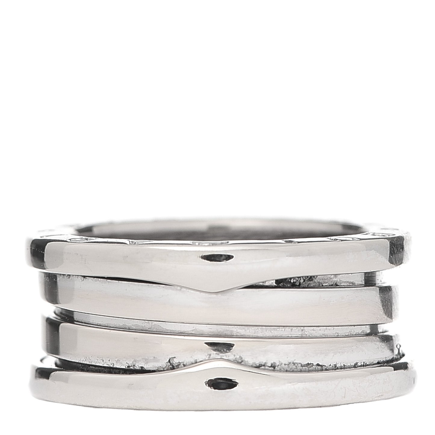 18K White Gold B.Zero1 Three-Band Ring 50 5.5