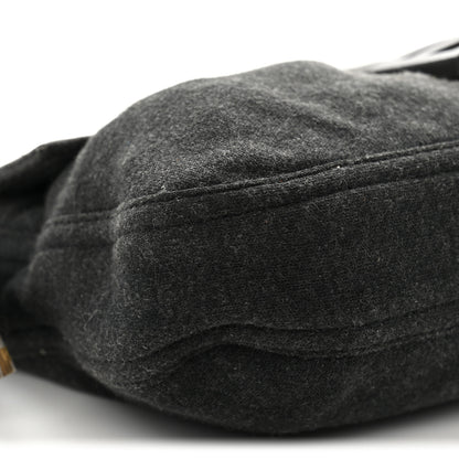 Fendi Wool Baguette Grey 8 of 9