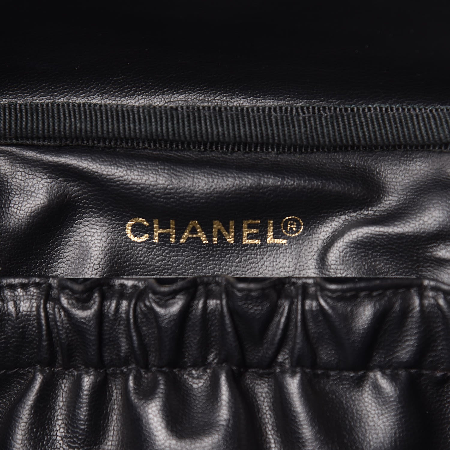 Chanel Caviar Vanity Cosmetic Case Black 7 of 9