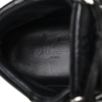 Balenciaga Crinkled Calfskin Womens Arena Sneaker 40 Black 6 of 7
