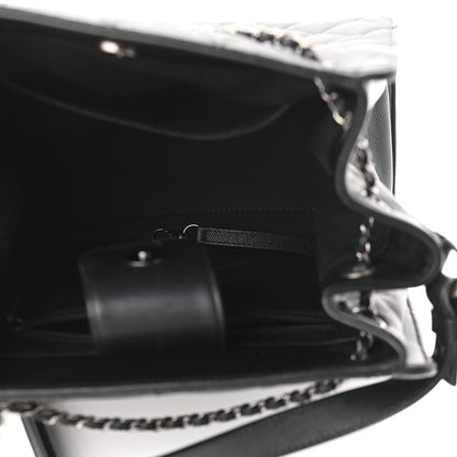 Chanel Caviar Quilted Medium CC Bucket Bag Black 5 of 9