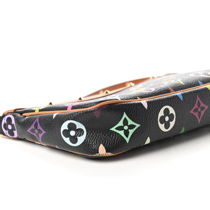 Louis Vuitton Monogram Multicolor Pochette Accessories Black 6 of 11