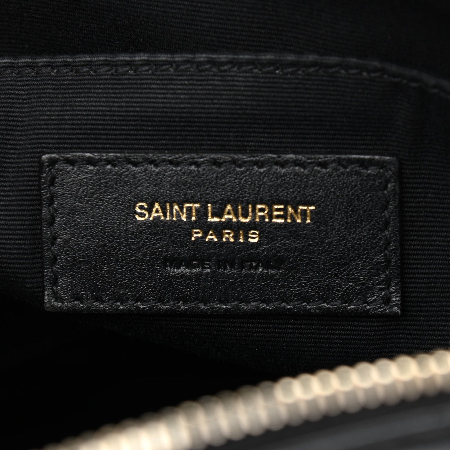 Suede Calfskin Monogram Lou Camera Bag Black