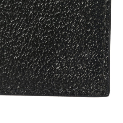 Gucci Calfskin Boar Effect GG Marmont Bi-Fold Wallet Black 6 of 9