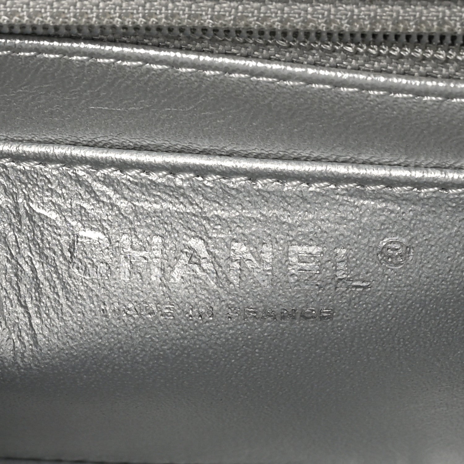 Chanel Metallic Grained Calfskin Quilted 2.55 Reissue Mini Flap Silver 6 of 11