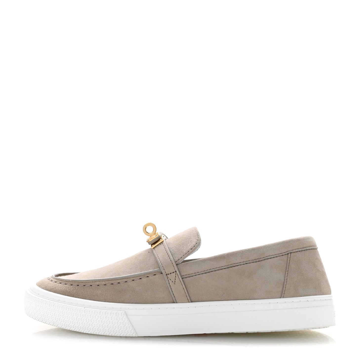 Suede Goatskin Game Slip On Sneakers 38 Beige Esquisse 38 Beige Esquisse