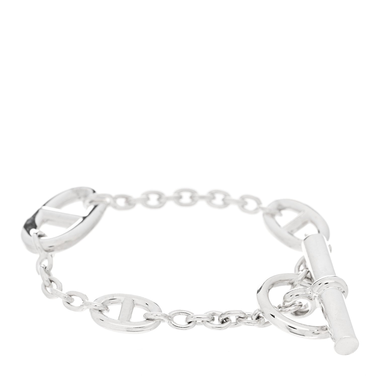 Hermes Sterling Silver Farandole Bracelet 2 of 4
