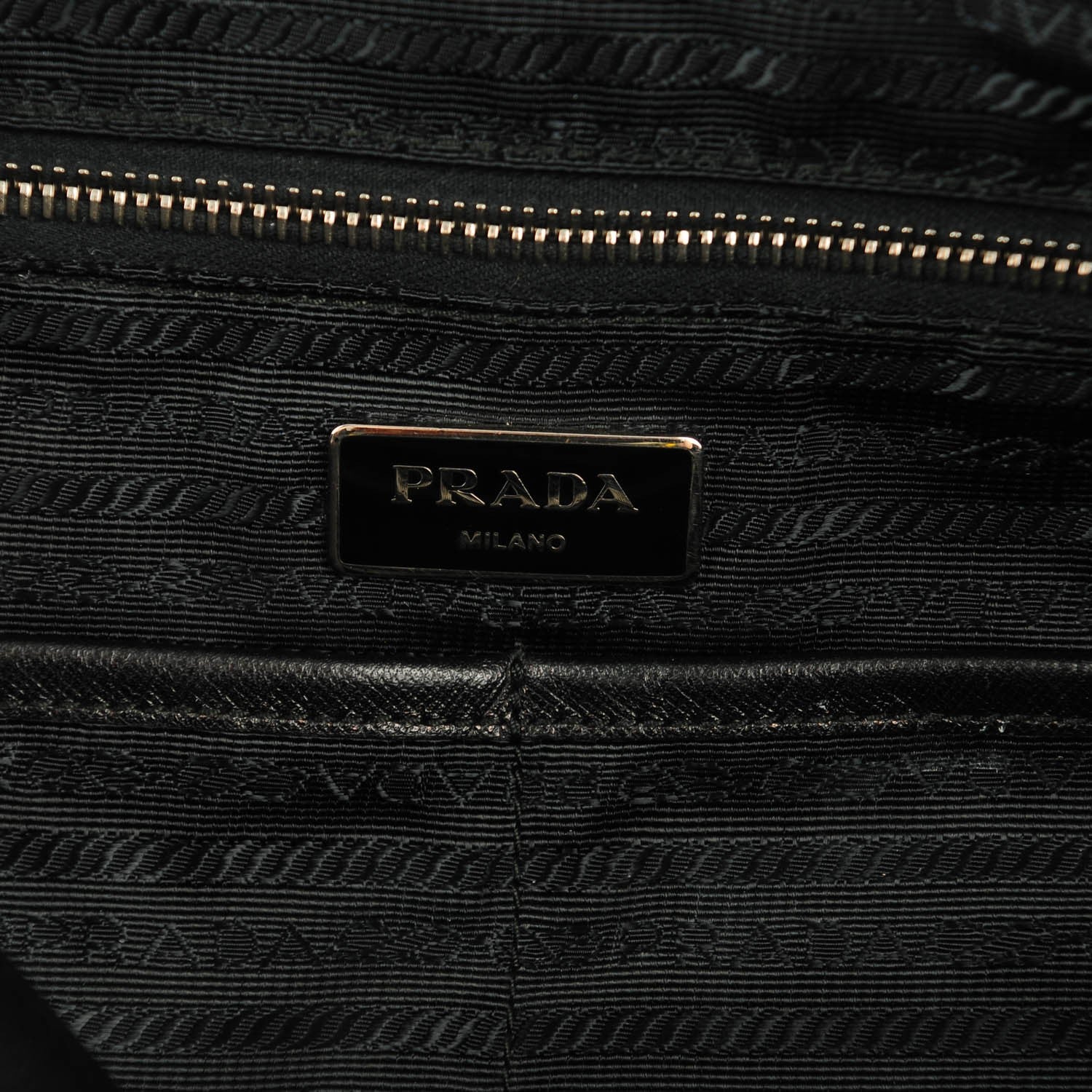 Prada Tessuto Nylon Vela Diaper Bag Black 7 of 9